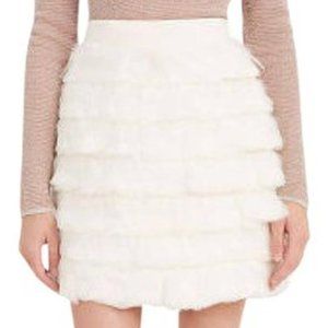Club Monaco White Feather Skirt (LIKE NEW)